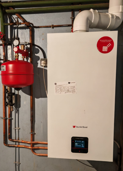 Installation d'une chaudière Gaz Condensation Saunier Duval dans le Val d'Oise 